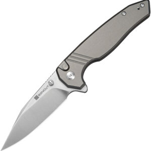 Navaja SENCUT Selkyris Button Lock Gray S25068-2