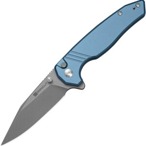 Navaja SENCUT Selkyris Button Lock Blue S25068-3
