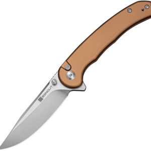 Navaja SENCUT Ingot Button Lock Brown S25102-1