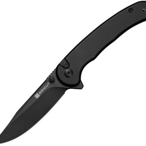 Navaja SENCUT Ingot Button Lock Black S25102-2