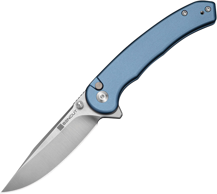 Navaja SENCUT Ingot Button Lock Blue S25102-3