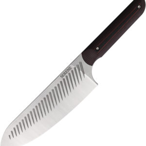 Cuchillo De Chef Serene Kitchen Co. Chef's Knife Magna Cut Blk/Red Ser001 Red And Black