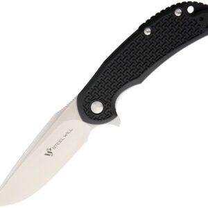 Navaja Steel Will Cutjack C22 Linerlock Black C22-1Bk