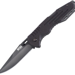 Navaja Sog Salute Lockback Black Ff11-Cp