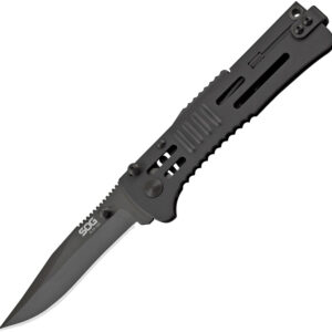 Navaja Sog Slimjim Lockback A/O Black Sj32-Cp