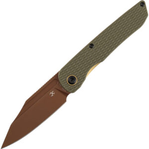 Navaja Kansept Knives Nettle Linerlock Olive G10 T1103A4