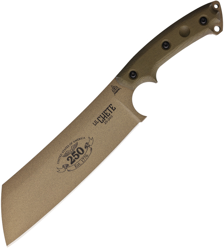 Cuchillo TOPS Lil Chete Fixed Blade 250Th Llch-250