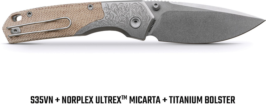 Navaja Vosteed Psyop 299 Top Linerlock A2232 - Image 3