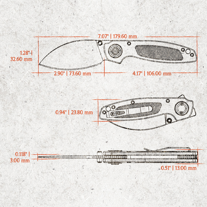 Navaja Vosteed Shilin Cutter Vanchor Lock A2812 - Image 4