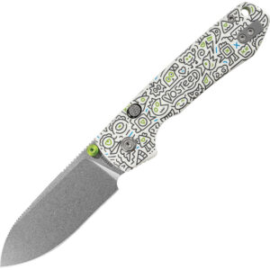 Navaja Vosteed Raccoon Top Linerlock Doodle A2933