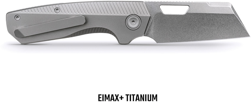Navaja Vosteed Nip-L Top Linerlock Ti Gray A4201 - Image 3