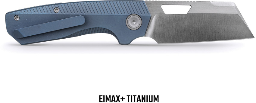 Navaja Vosteed Nip-L Top Linerlock Ti Blue A4202 - Image 3