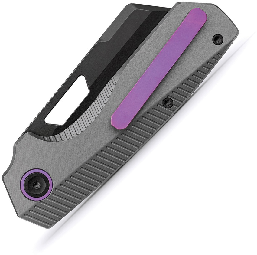 Navaja Vosteed Nip-L Top Linerlock Ti Gray A4203 - Image 2