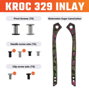 Navaja Vosteed Kroc 329 Inlay Watermelon W0201