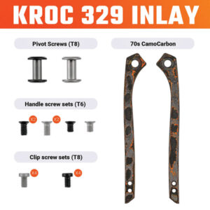Navaja Vosteed Kroc 329 Inlay 70'S Camo W0202