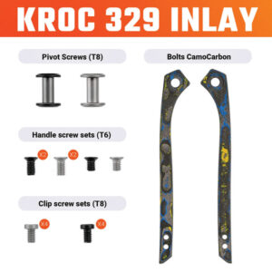 Navaja Vosteed Kroc 329 Inlay Bolts Camo W0204